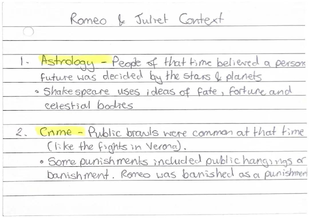 Romeo and Juliet: Elizabethan Era Context for Kids