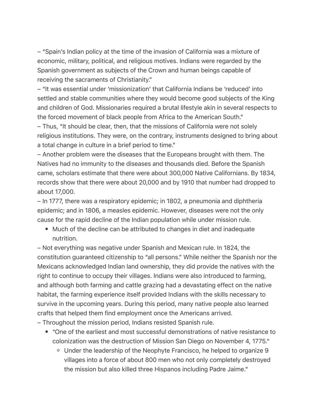 4: Spanish California (The Mission
System and the Native Americans)
The Mission: A Frontier Institution
- To fully understand the mission sy