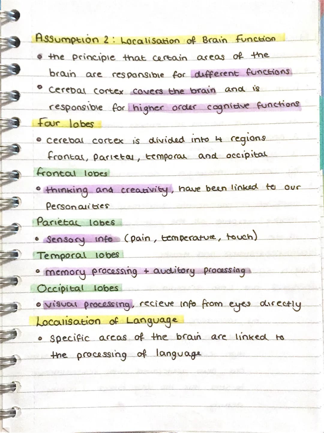 Biological Approach Assumptions
Assumption 1: Evolutionary influences
• theory of evolution has been used to explain
how the human mind and 