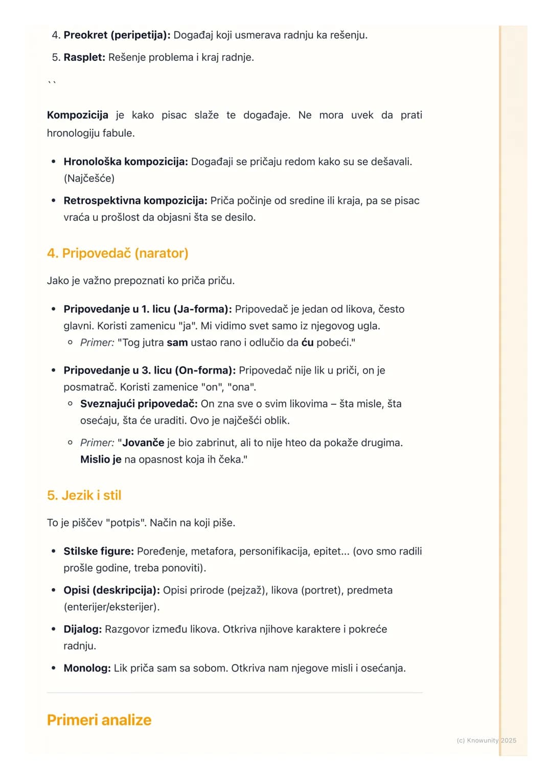 # Elementi književnog dela

Šta su elementi književnog dela?

Svako književno delo, kao što je roman, pripovetka ili pesma, ima svoju
unutra