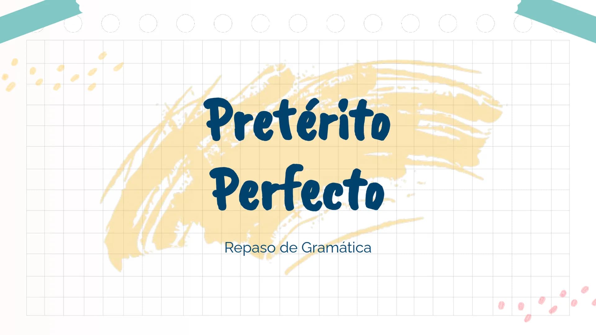 O O
Pretérito
Perfecto
Repaso de Gramática o
01 What is it?
03 Examples
Table of Contents
02 How to form O O
O O O O O
01
What is it? O O O 