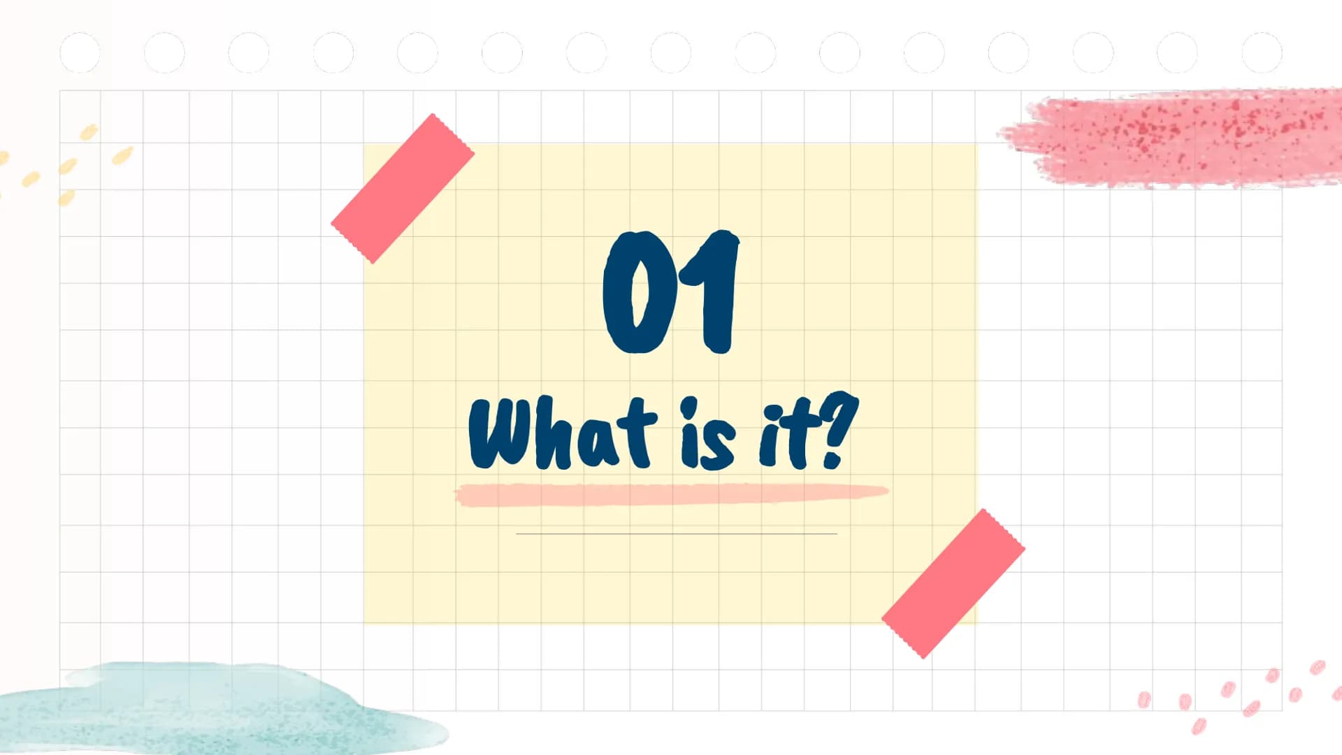 O O
Pretérito
Perfecto
Repaso de Gramática o
01 What is it?
03 Examples
Table of Contents
02 How to form O O
O O O O O
01
What is it? O O O 