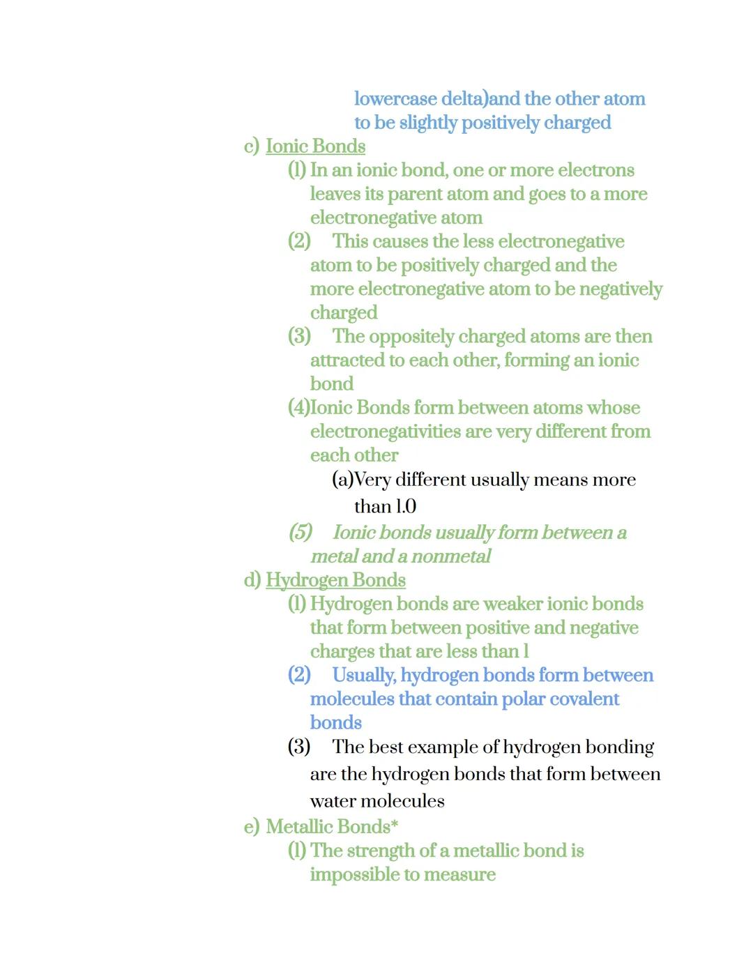 Chemical Bonds Notes
I. Atoms vs. Molecules
II.
A. An atom acts as a single particle of matter.
B. A molecule is a small structure made up o