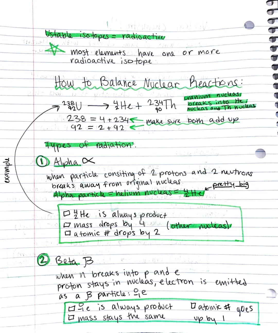 2
Nuclear. Chemistry !!!
STOM
isotopes: atoms of same element with different
atomic masses different number
of neutrons evite solbor
→
unsta