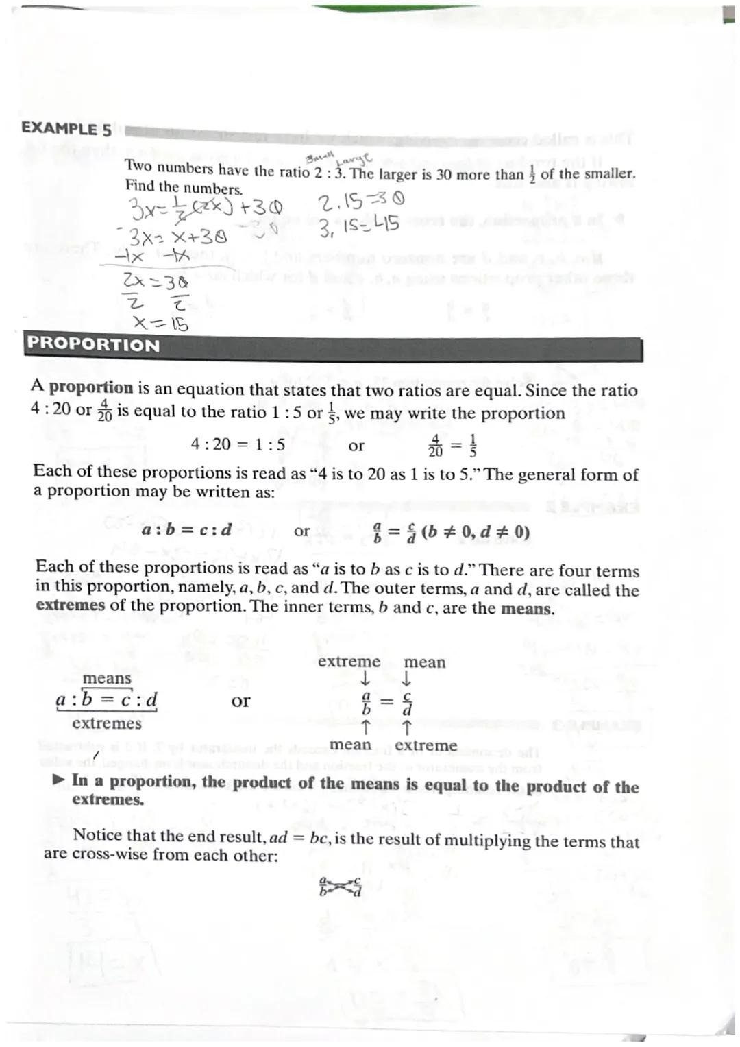 RATIO
A ratio, which is a comparison of two numbers by division, is the quotient
obtained when the first number is divided by the second, no