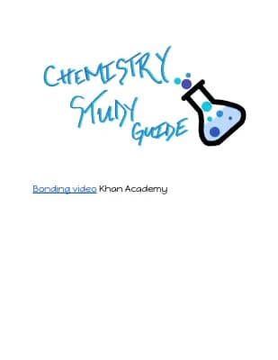 Know Chemical Bonding Study Guide thumbnail