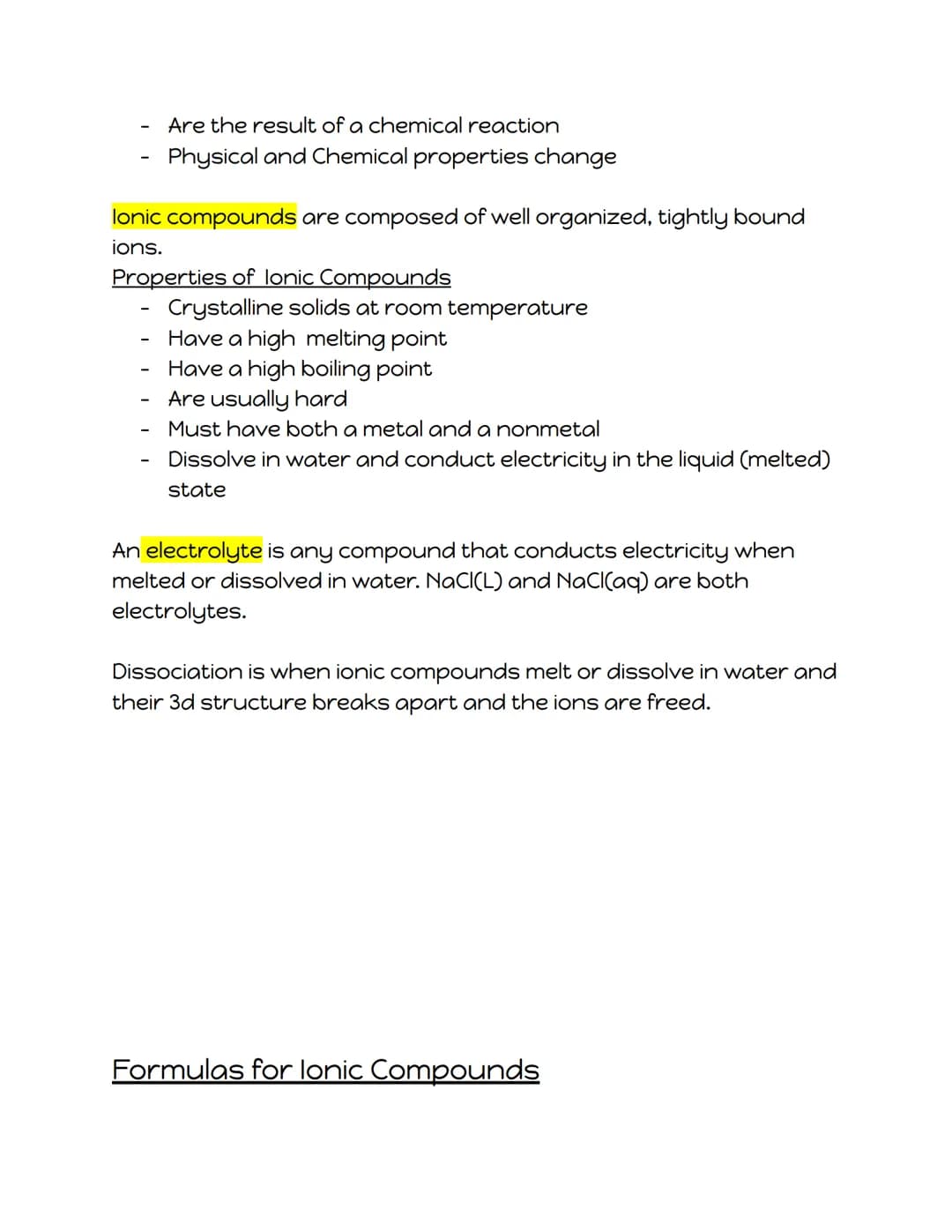CHEMISTRY
STUDY
GUIDE
Bonding video Khan Academy Ionic Bonding and Nomenclature
A chemical bond is a force that holds 2 groups of 2 or more
