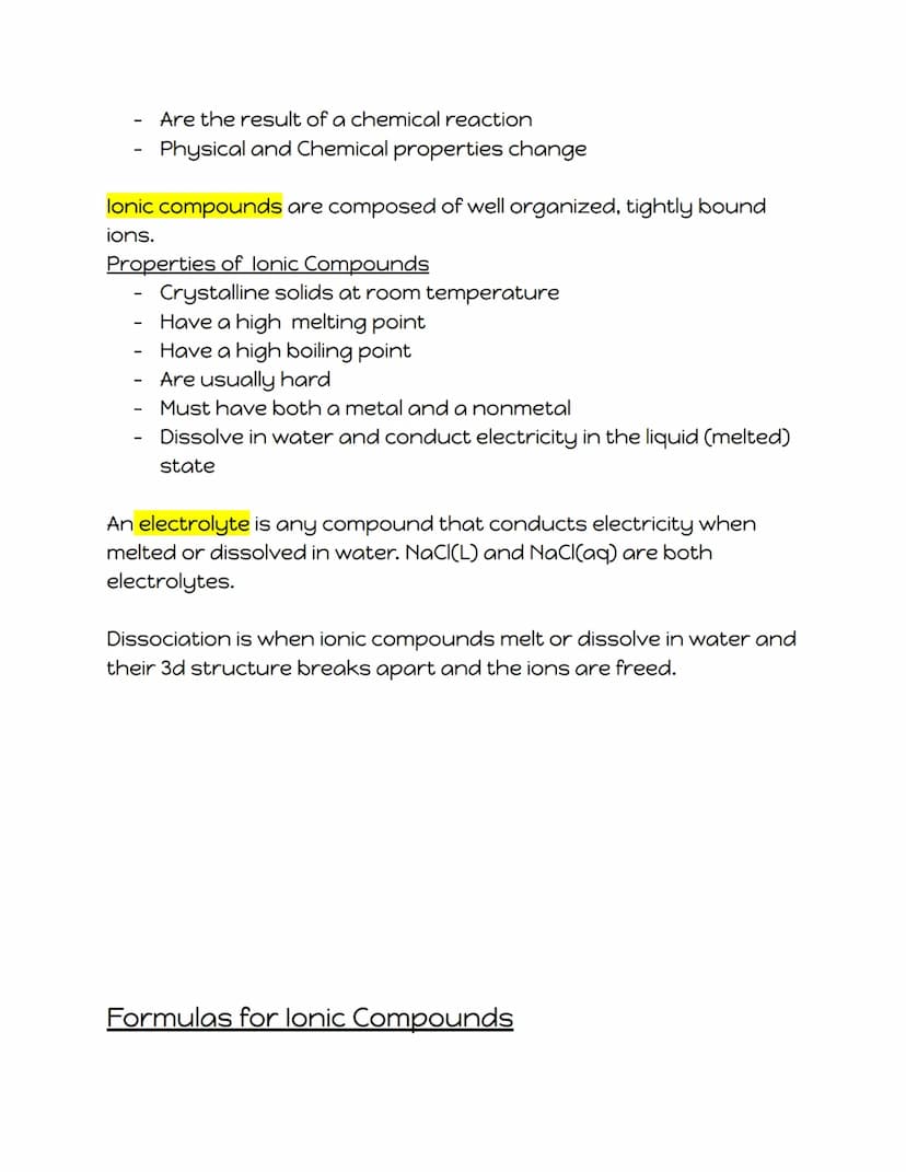 CHEMISTRY
STUDY
GUIDE
Bonding video Khan Academy Ionic Bonding and Nomenclature
A chemical bond is a force that holds 2 groups of 2 or more
