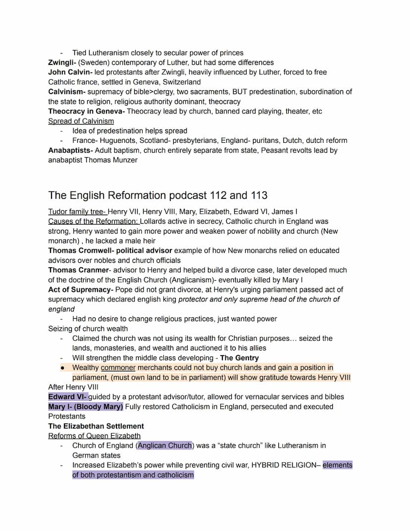 Unit 1
Renaissance, New Monarchies, and Exploration
The End of the Middle Ages podcast 100
Characteristics:
Feudalism as governing AND econo