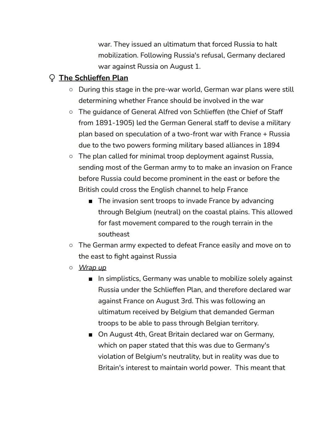 World War I
Q Timeline
o The assainations of Francis Ferdinand and Sophia (June 28, 1914)
o The war began (July 28, 1914)
o Battle of Tannen