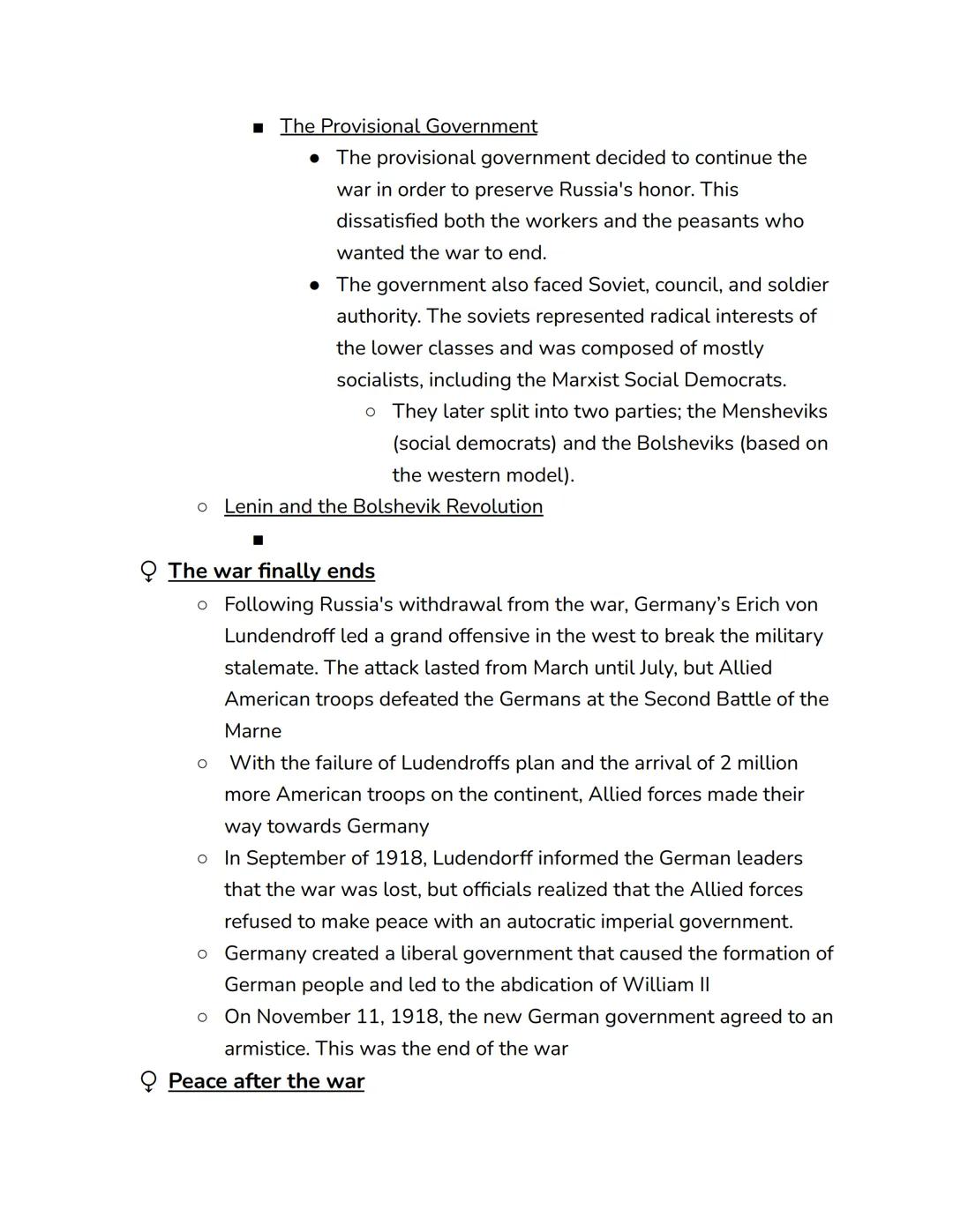 World War I
Q Timeline
o The assainations of Francis Ferdinand and Sophia (June 28, 1914)
o The war began (July 28, 1914)
o Battle of Tannen