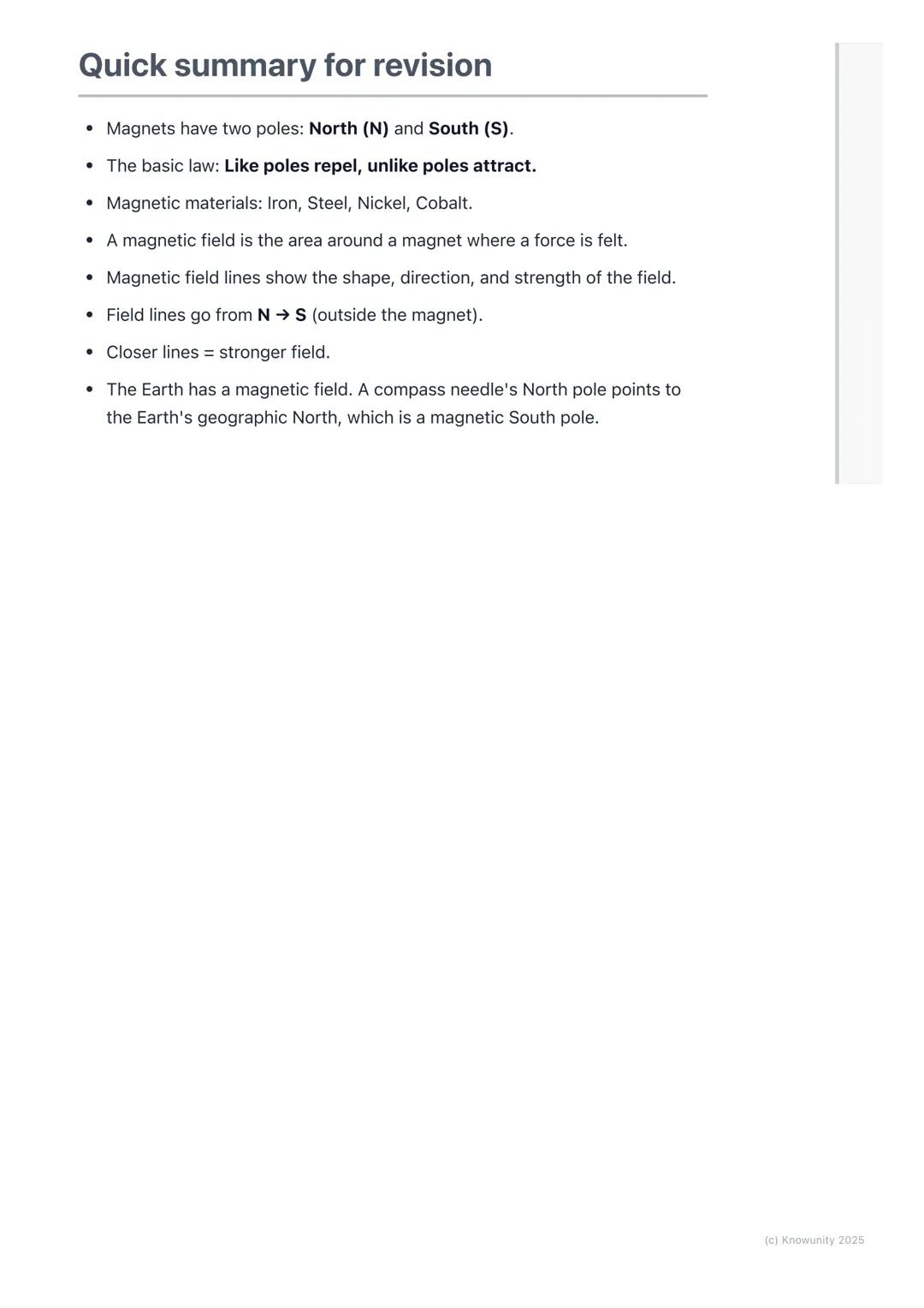 # Magnets and Magnetic Fields

An introduction to magnets

Magnets are objects that produce a magnetic field, which is an invisible force
th