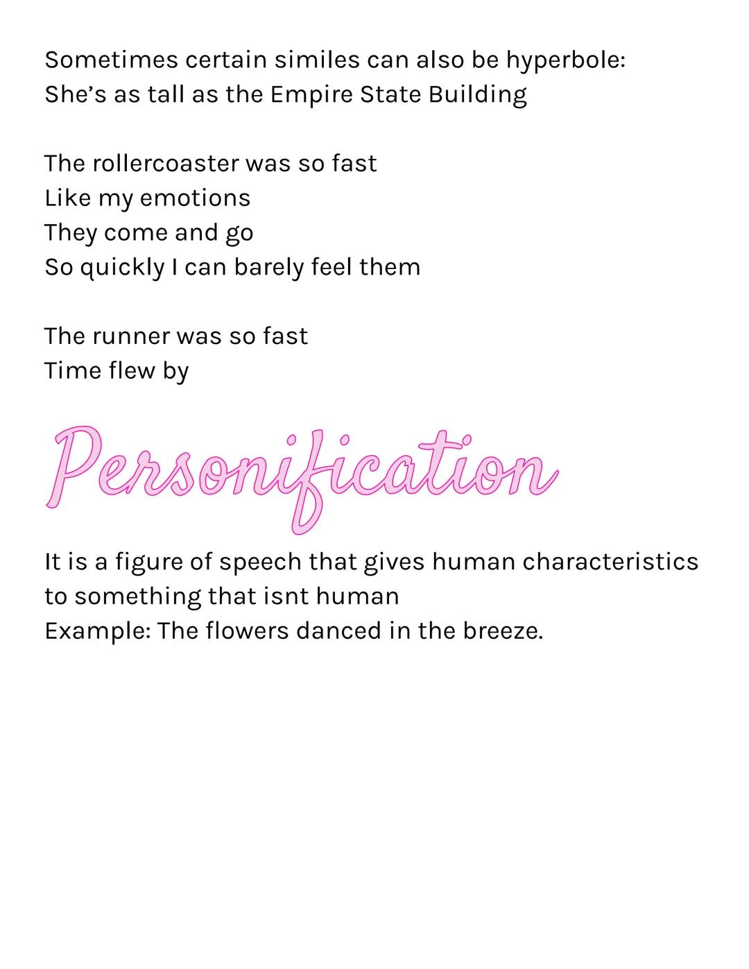 # Simile

A comparison is between two unlike things using "like"
or "as". Example: The keys are like cold icicles. They keys
are as cold as 