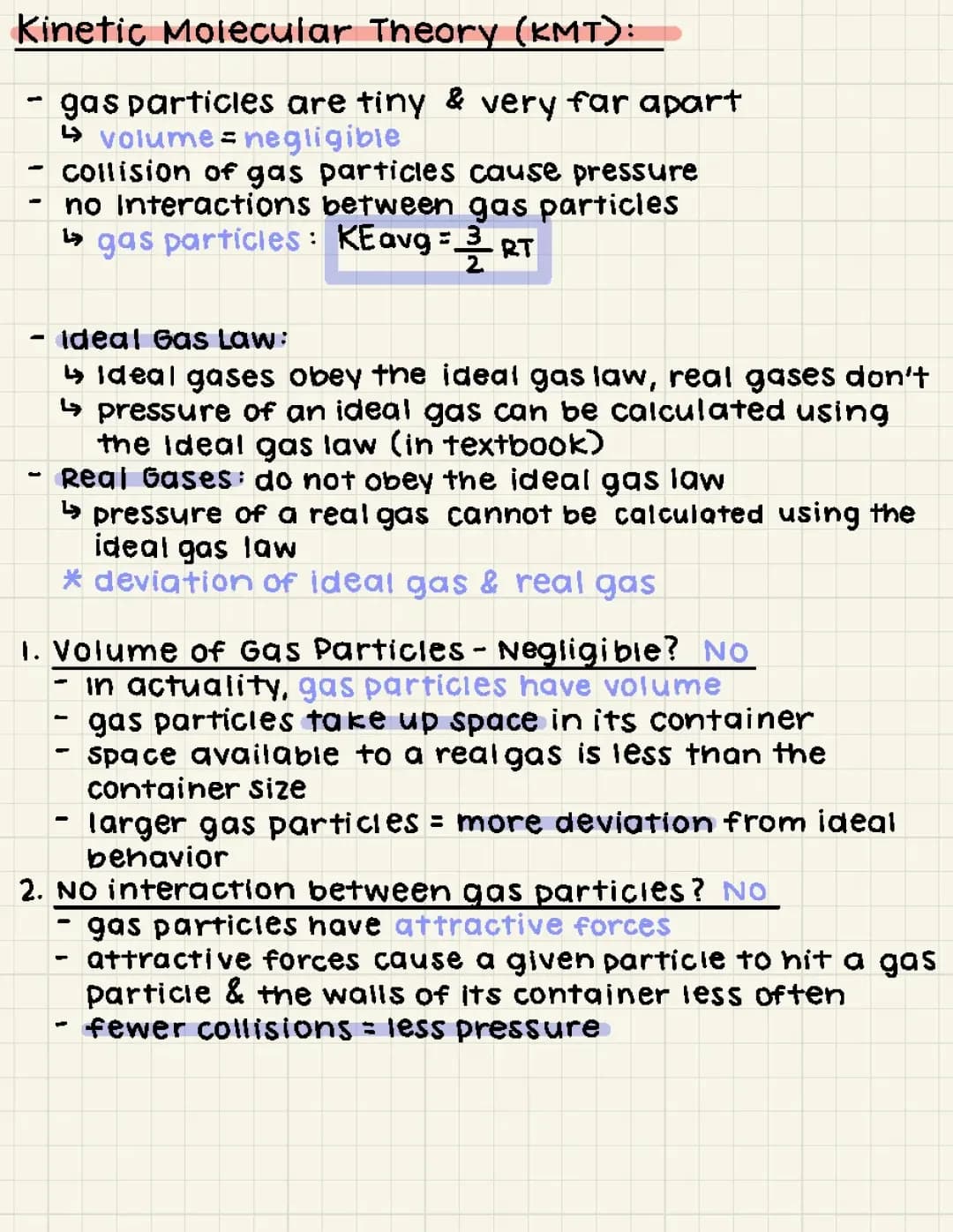 kinetic molecular theory 