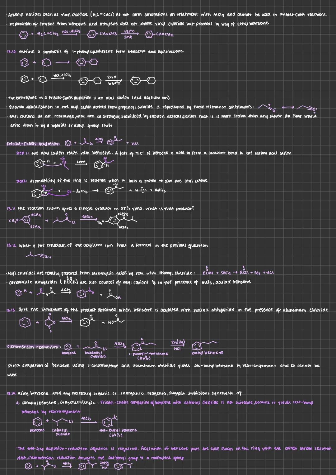 
<p>In aromatic compounds, substitution is observed instead of addition. There are different types of electrophilic substitution reactions, 