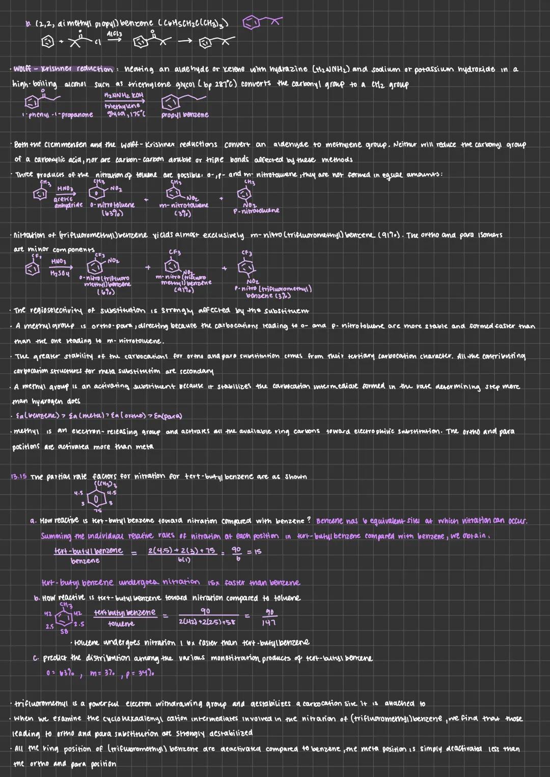 
<p>In aromatic compounds, substitution is observed instead of addition. There are different types of electrophilic substitution reactions, 