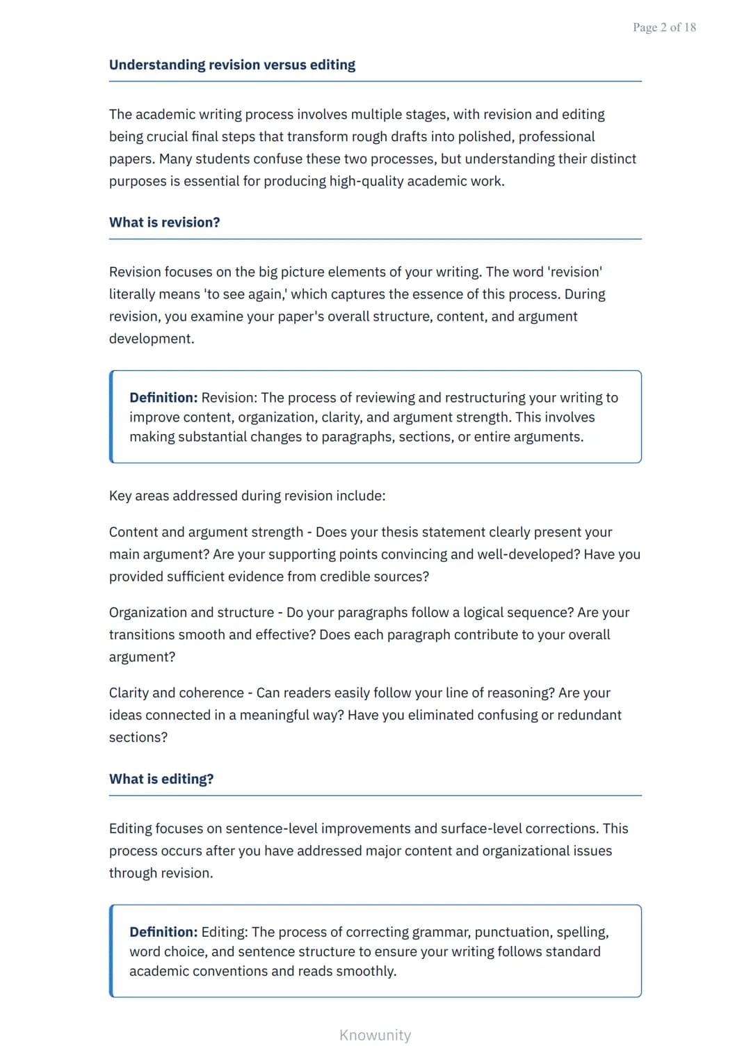 Academic Writing Process: Revising and Editing Drafts
Master the revision and editing process for academic writing
What You Will Learn
Disti