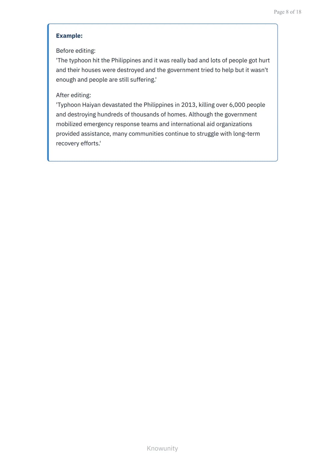 Academic Writing Process: Revising and Editing Drafts
Master the revision and editing process for academic writing
What You Will Learn
Disti