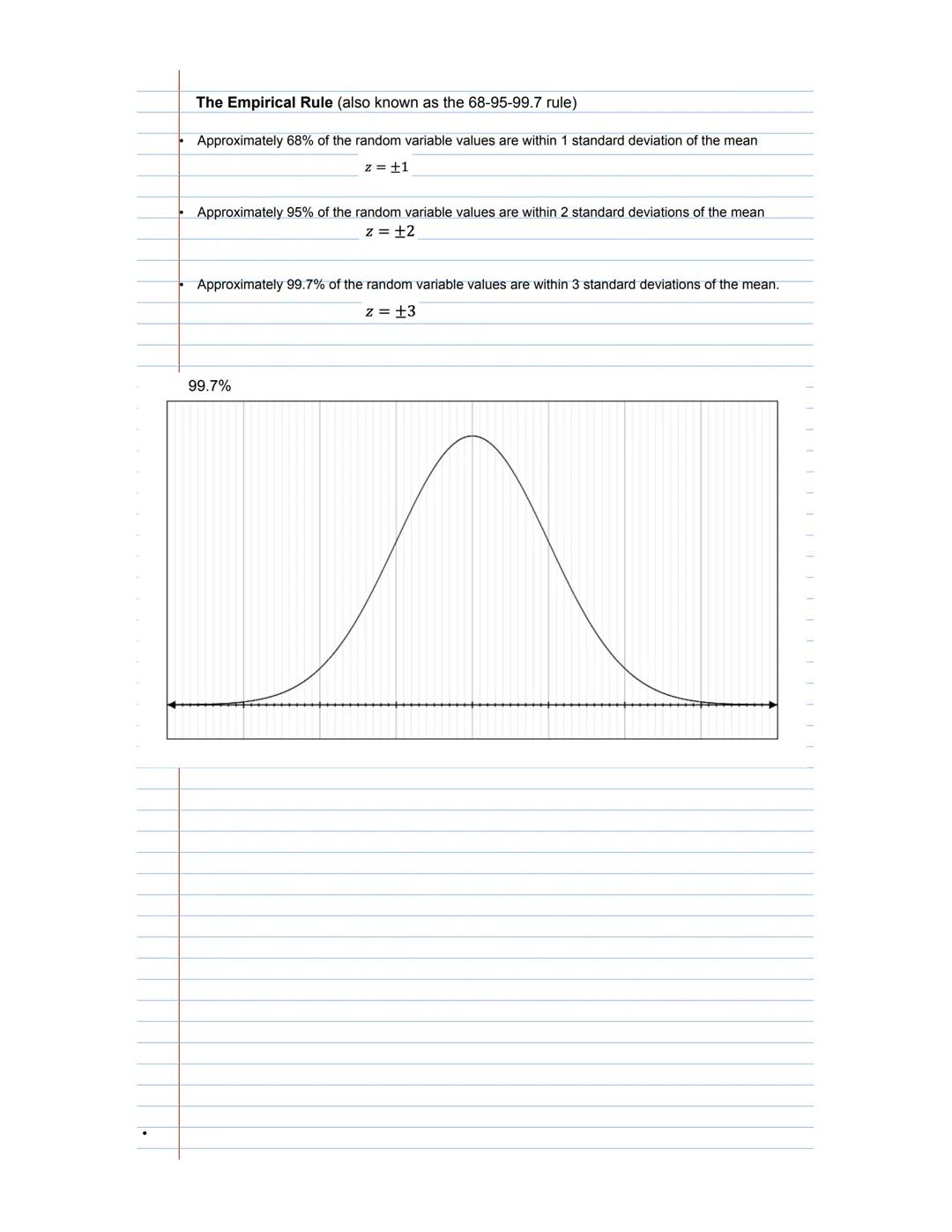 Standard
deviations
Percentile
ranks
z scores
T scores
Weschler IQs
(SD=15)
-4ர
-4
10
0.13%
-30
-3
J
20
2.14%
1
55
1
1
-20 -10
1
-2
1
30
13.