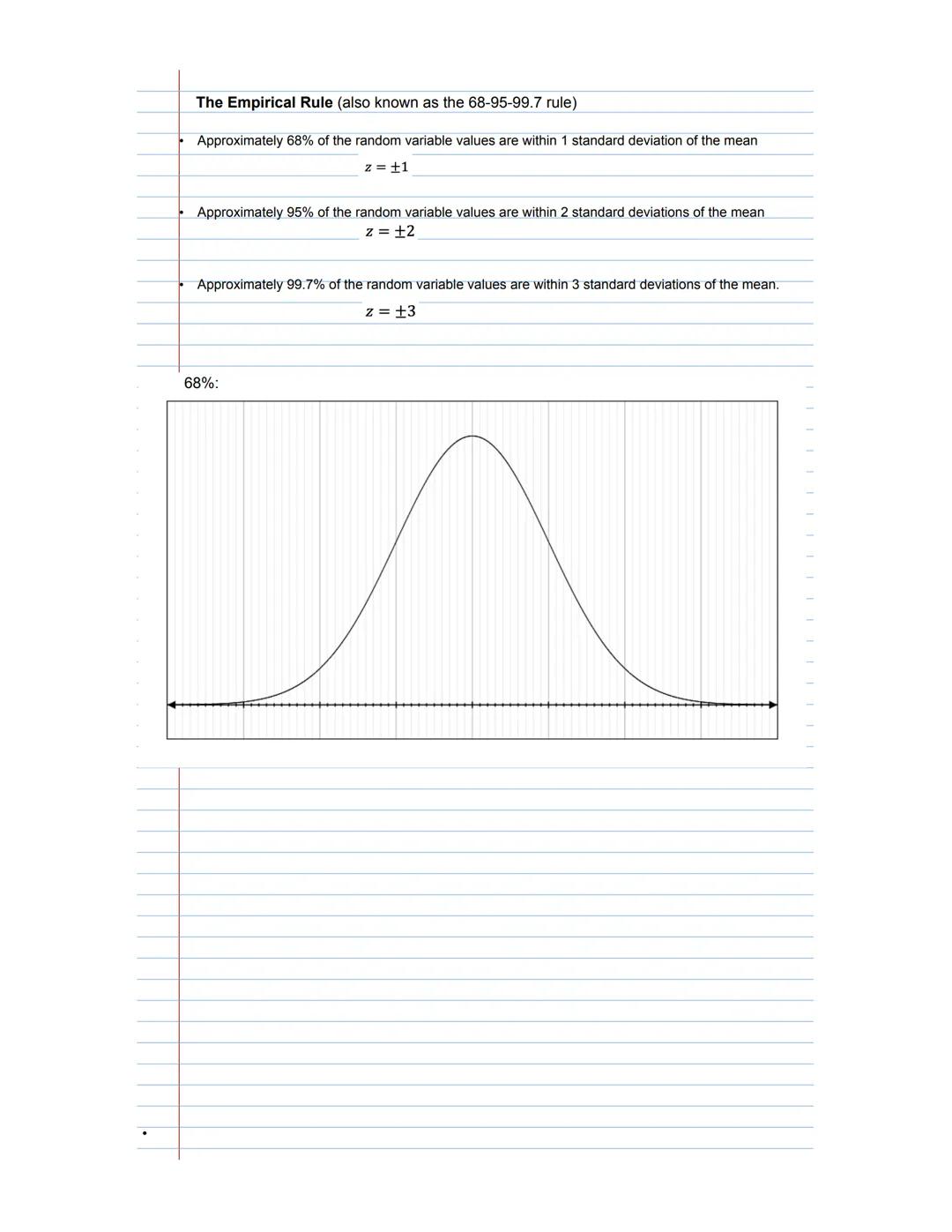 Standard
deviations
Percentile
ranks
z scores
T scores
Weschler IQs
(SD=15)
-4ர
-4
10
0.13%
-30
-3
J
20
2.14%
1
55
1
1
-20 -10
1
-2
1
30
13.