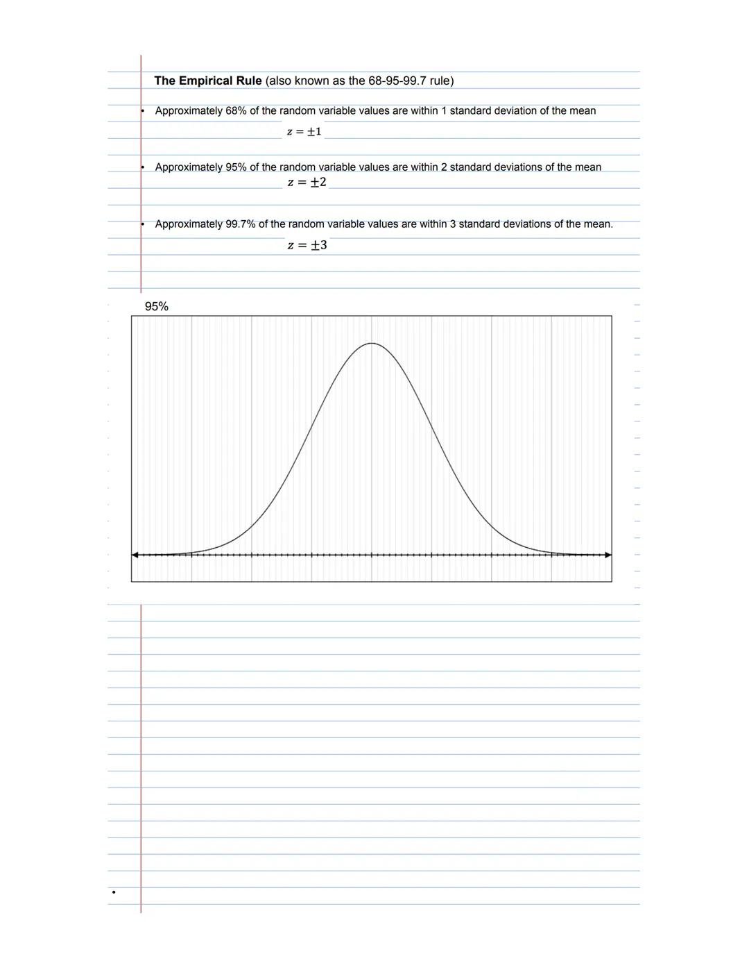 Standard
deviations
Percentile
ranks
z scores
T scores
Weschler IQs
(SD=15)
-4ர
-4
10
0.13%
-30
-3
J
20
2.14%
1
55
1
1
-20 -10
1
-2
1
30
13.
