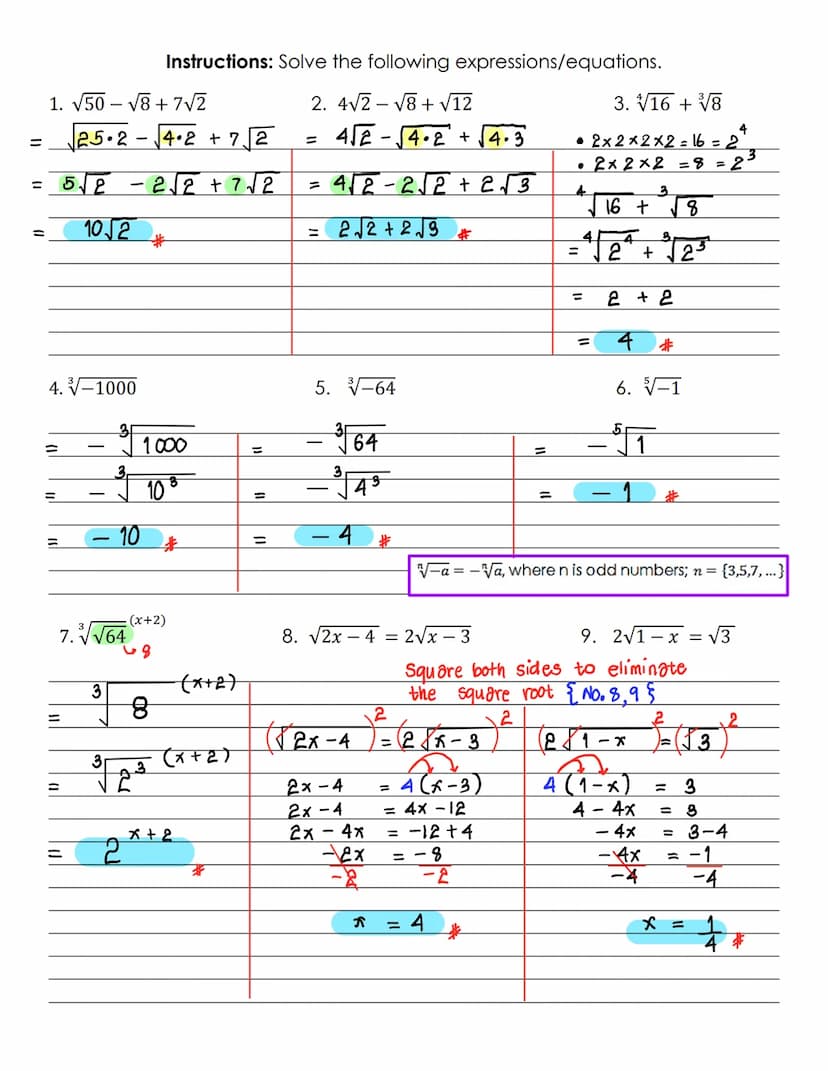 Full Name:.
Rules of surds (Square root)
A. √a = az
B. (√a)² =
C. Vam an
D. √a x √b
E. VE
= a
= ab
SARASAS WITAED SAIMAI SCHOOL
Factoring Id