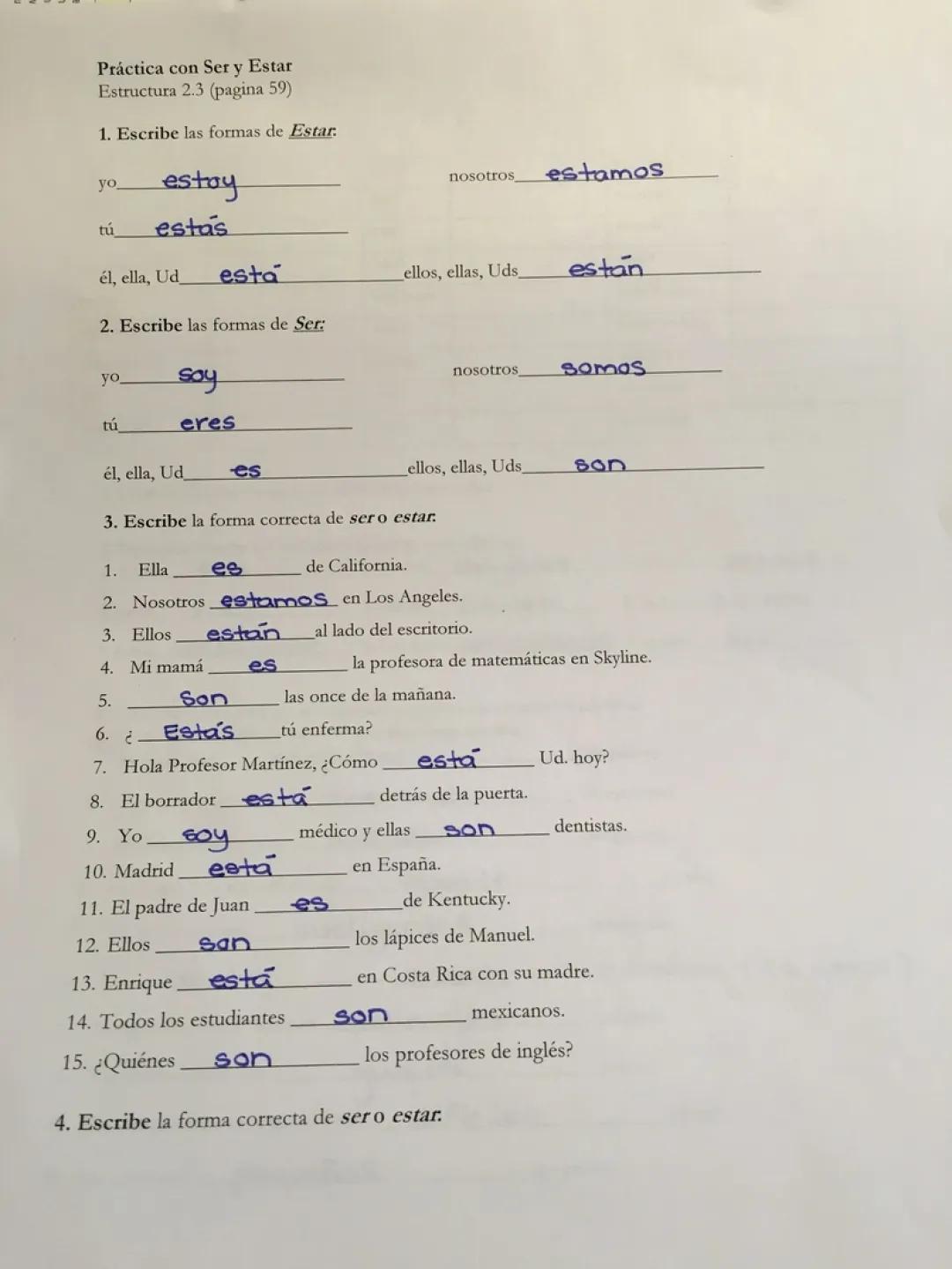 Aprende a Usar Ser y Estar en Español - Ejercicios y Conjugación