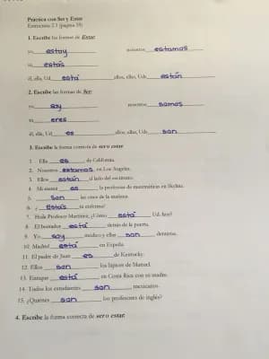 Know Practice  Spanish words Answer  key thumbnail