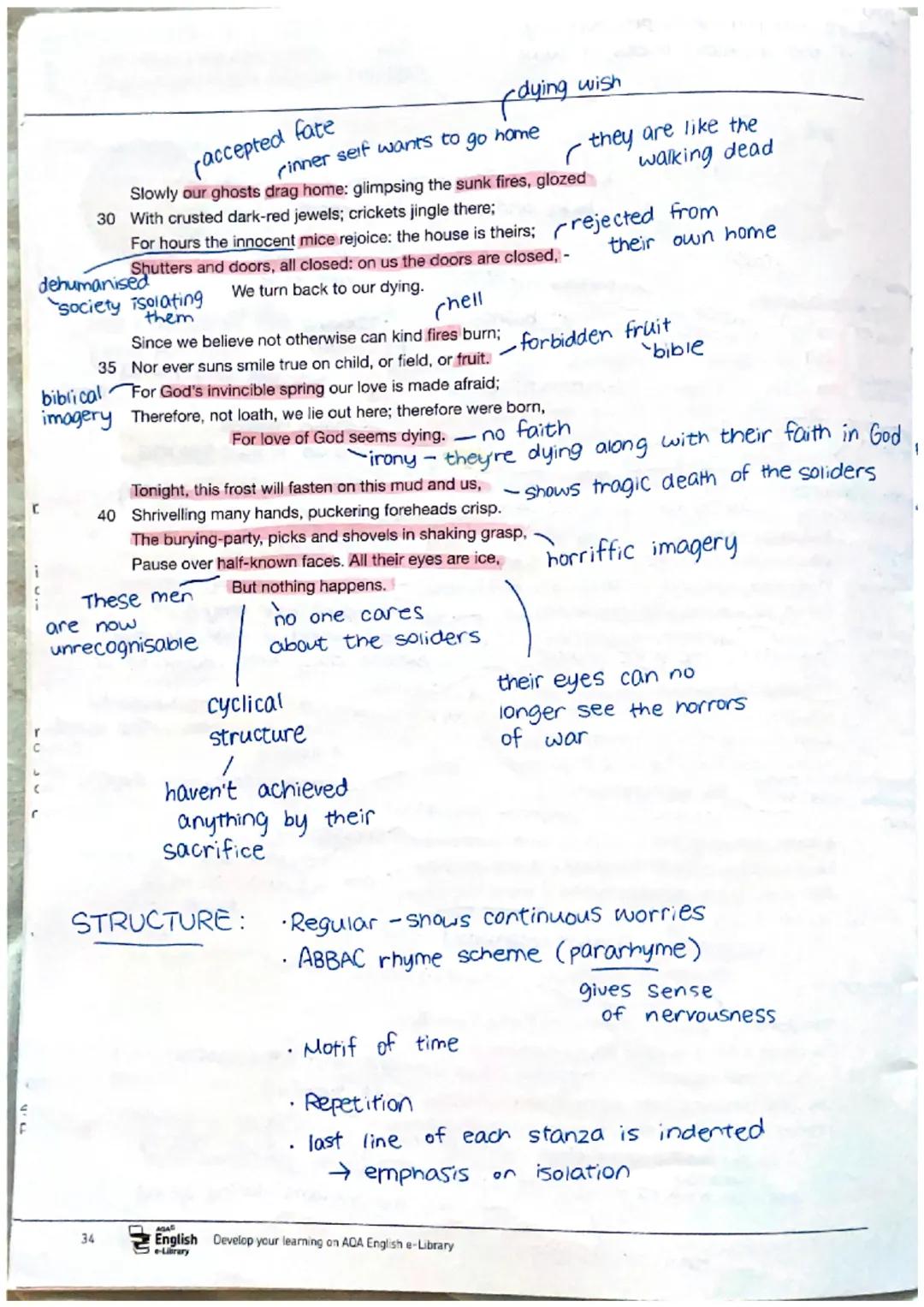 Died 4th November, 1918
• Exposure was published posthumosly
one of the greatest poets of wwl
weather
- Exposure
collective
pronoun
personif