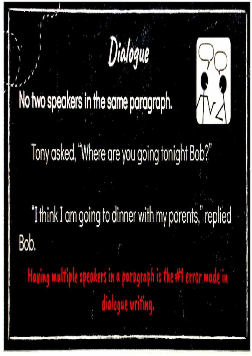 Dialogue
a conversation
between two or
more people as
part of a play,
movie, or piece of
literature.
YOU LOOK
CUTL TODAY
"THANKS
●
It can be