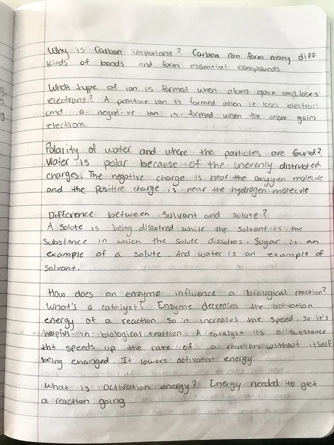 Chapter 1-10 Notes
Biology Midterm Study Guide
куага
gathering and
What is science? An organized way
analyzing evidence about the
What is a 