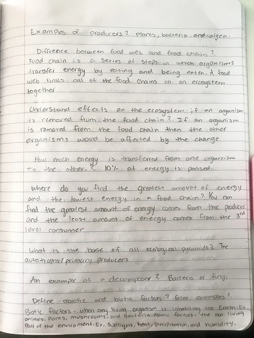 Chapter 1-10 Notes
Biology Midterm Study Guide
куага
gathering and
What is science? An organized way
analyzing evidence about the
What is a 