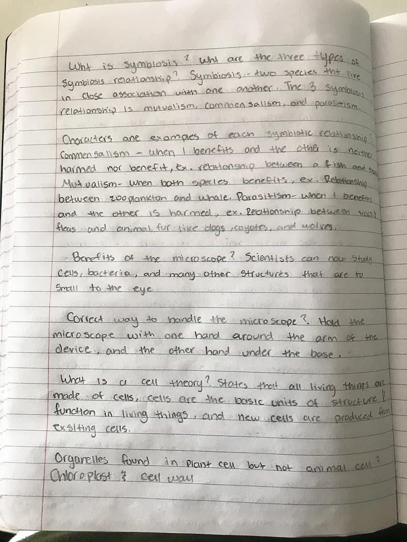 Chapter 1-10 Notes
Biology Midterm Study Guide
куага
gathering and
What is science? An organized way
analyzing evidence about the
What is a 