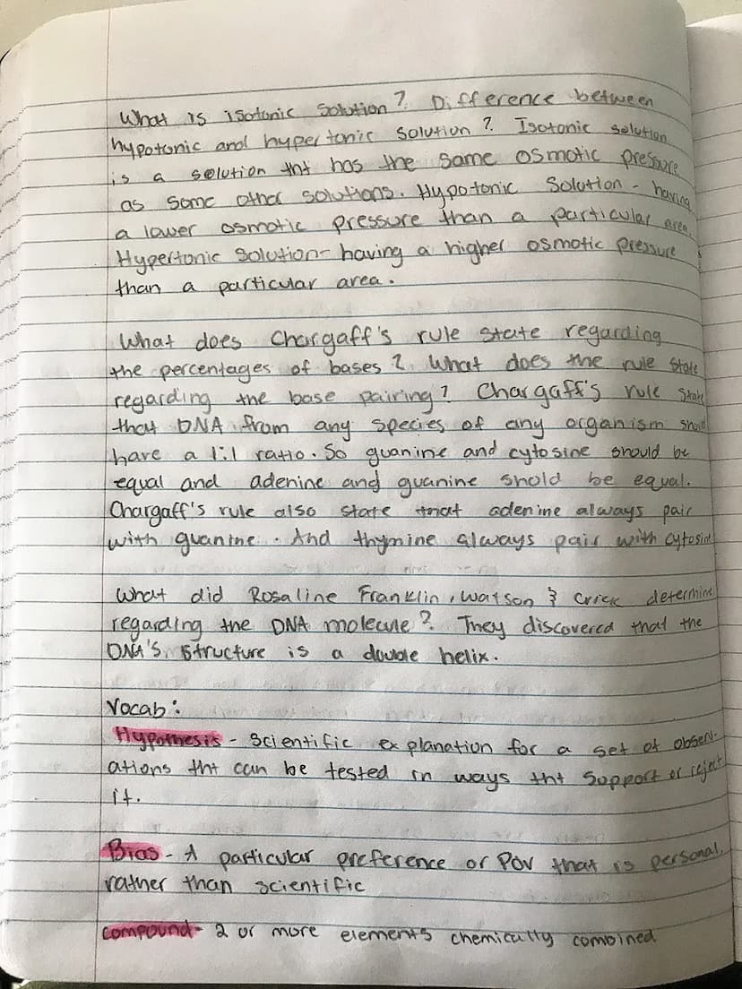 Chapter 1-10 Notes
Biology Midterm Study Guide
куага
gathering and
What is science? An organized way
analyzing evidence about the
What is a 