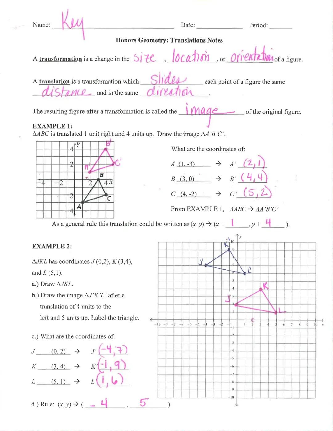 Easy Guide to Understanding Translations and Shapes in Math!