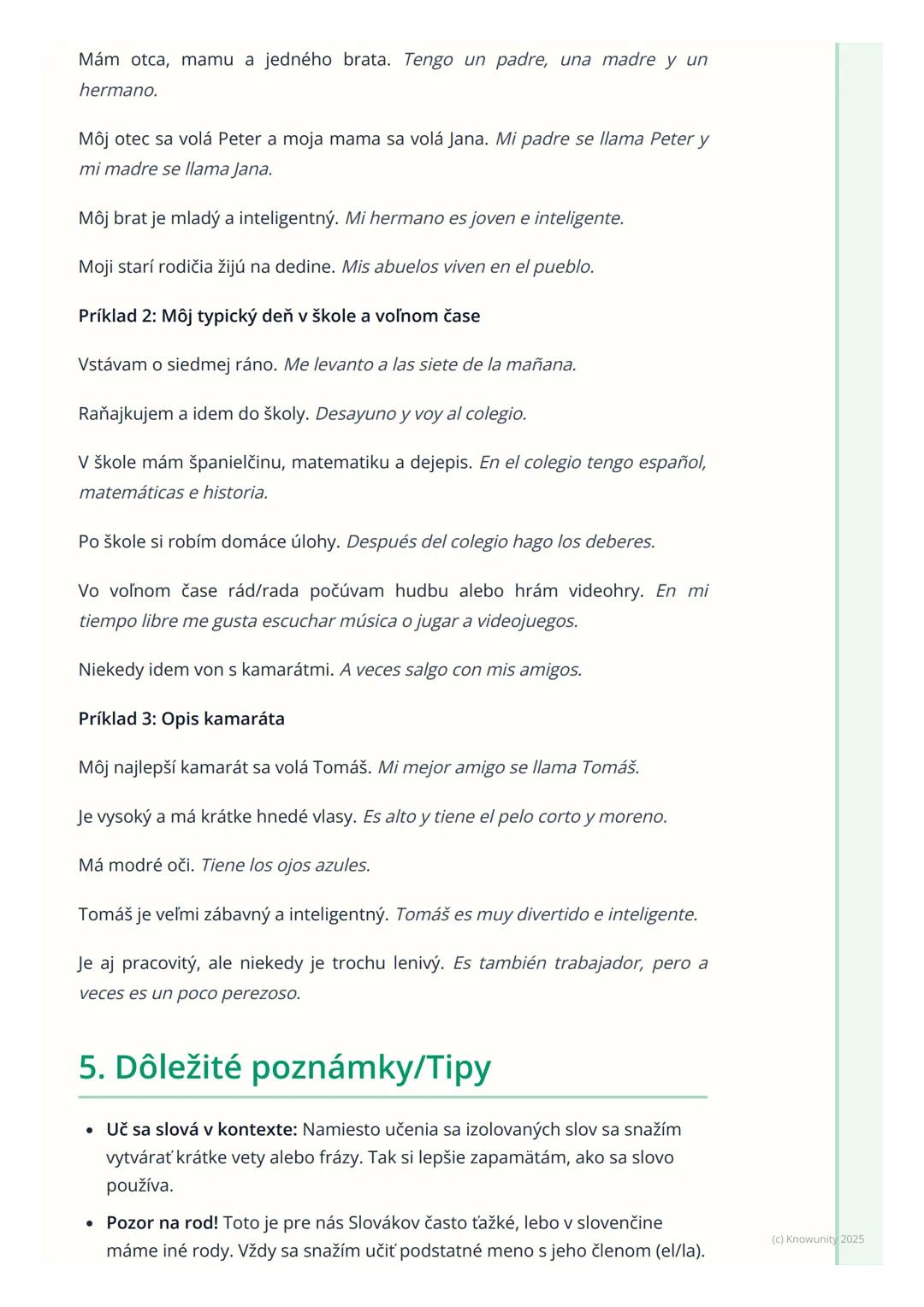 # Základná slovná zásoba

1. Prehľad a úvod

Dnes si zopakujeme a prehĺbime základnú španielsku slovnú zásobu, ktorá je
kľúčová pre každoden