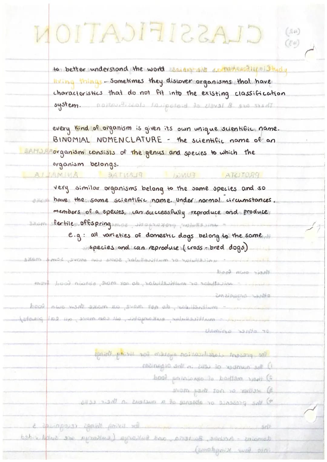 The Cool World of Biology: Levels, Names, and Domains