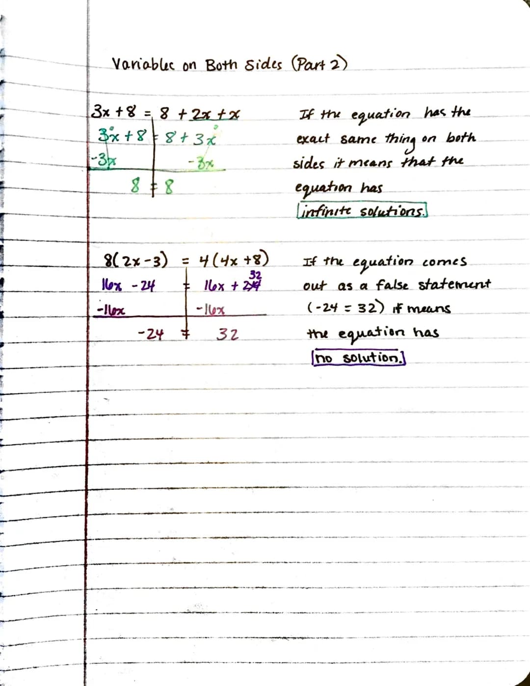 
<h2 id="twostepequations">Two-Step Equations</h2>
<p>Equations act like a balance where both sides are equal. To solve for x, the order of 