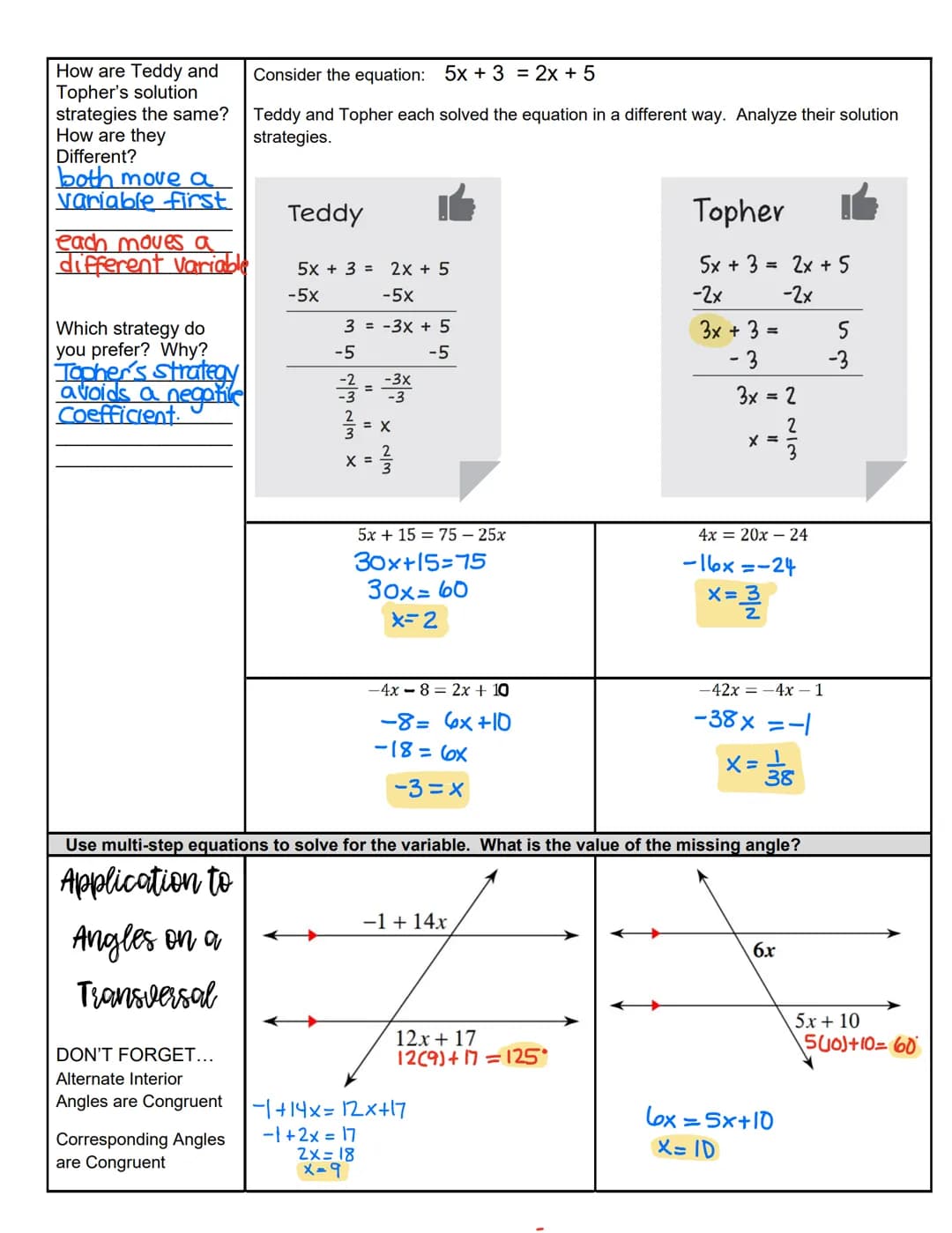 I can solve one and two-step equations
vocabulary
One-Step
Equations
Two-Step
Equations
1.
3.
When solving equations, you will
need to use i