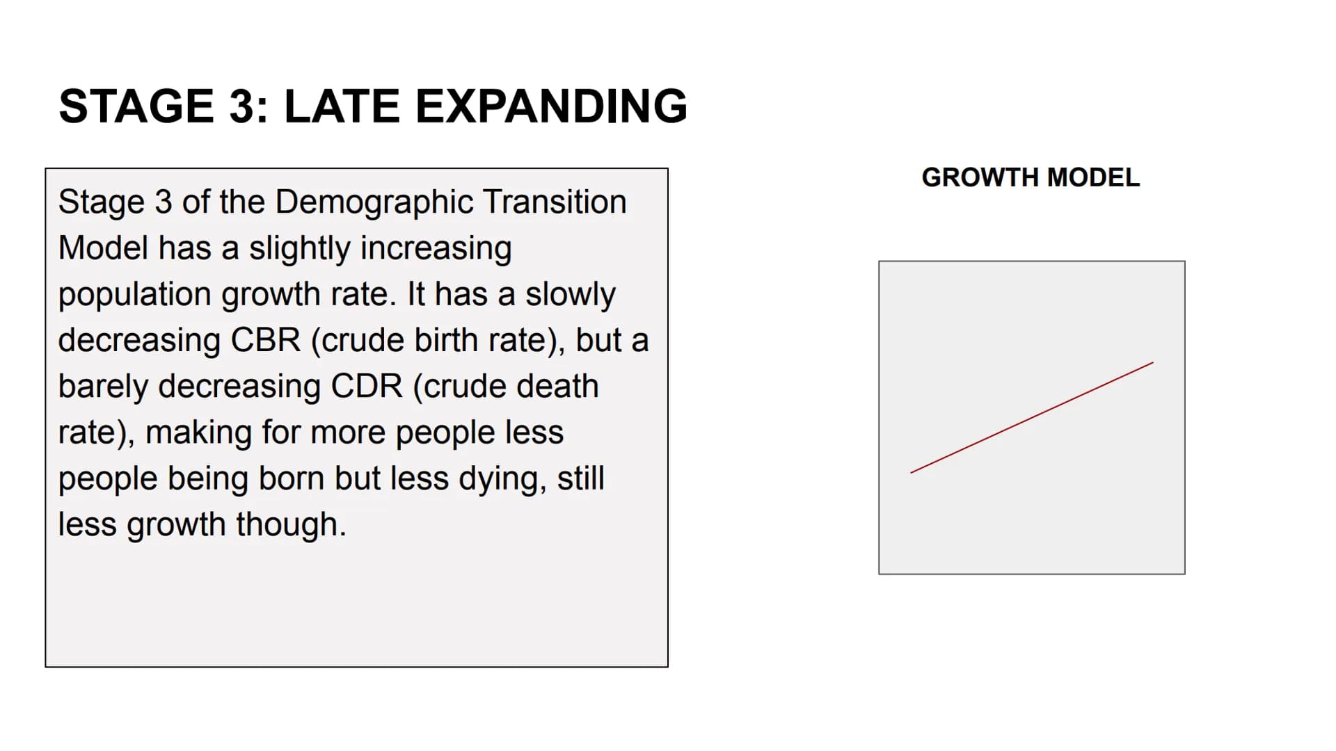 age
40-
30-
20-
0
65
15
male
1
2
3
female
4
DEMOGRAPHIC
5
TRANSITION MODEL
THE FIVE STAGES
a 40
30
20
10
0
Stage 1
High stationary
Death me
