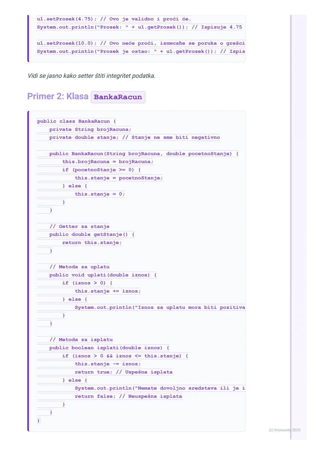 # Enkapsulacija

Šta je enkapsulacija?

Enkapsulacija je jedan od četiri osnovna stuba objektno-orijentisanog
programiranja (OOP), pored nas