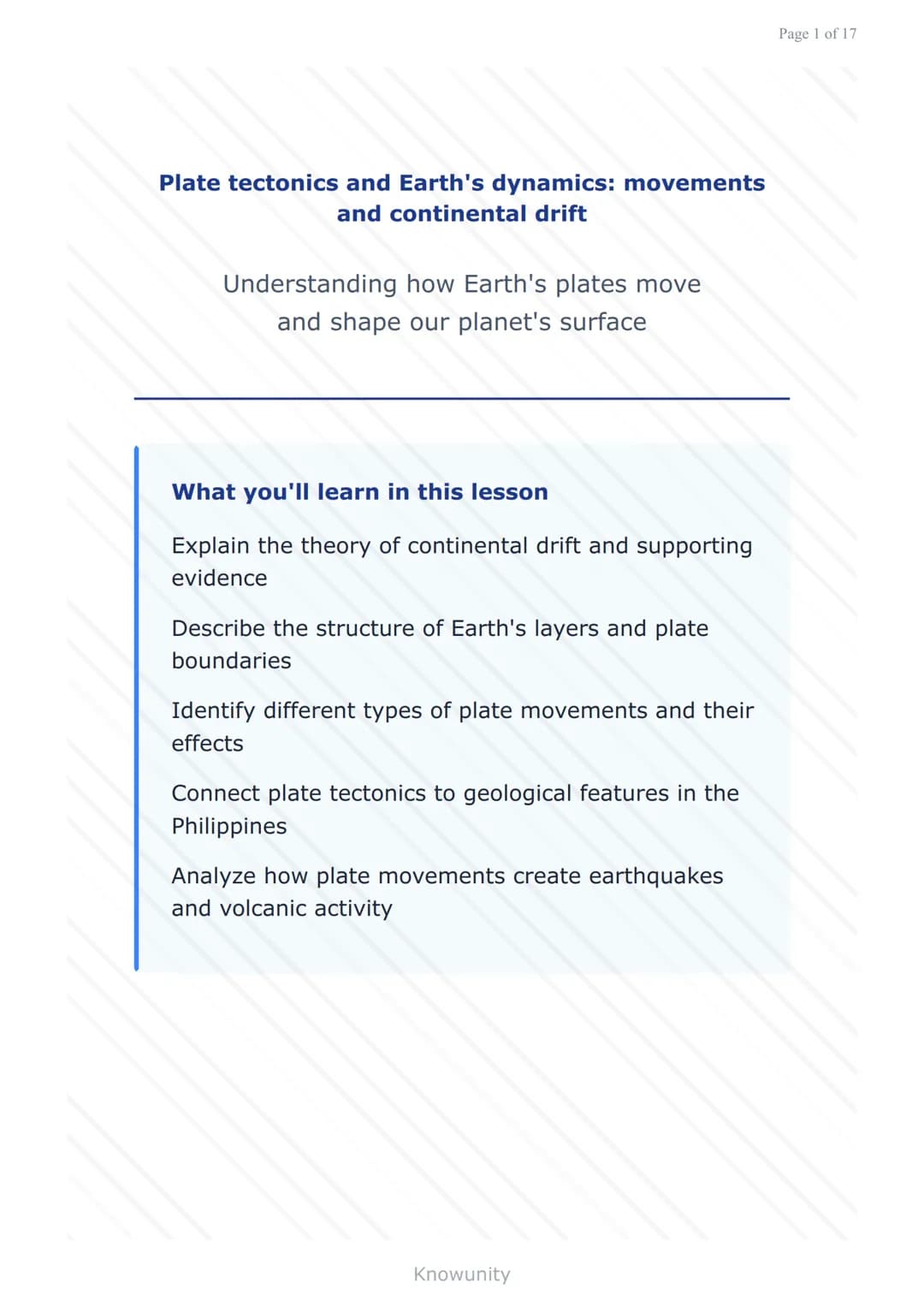 # Plate tectonics and Earth's dynamics: movements and continental drift

Understanding how Earth's plates move and shape our planet's surfac