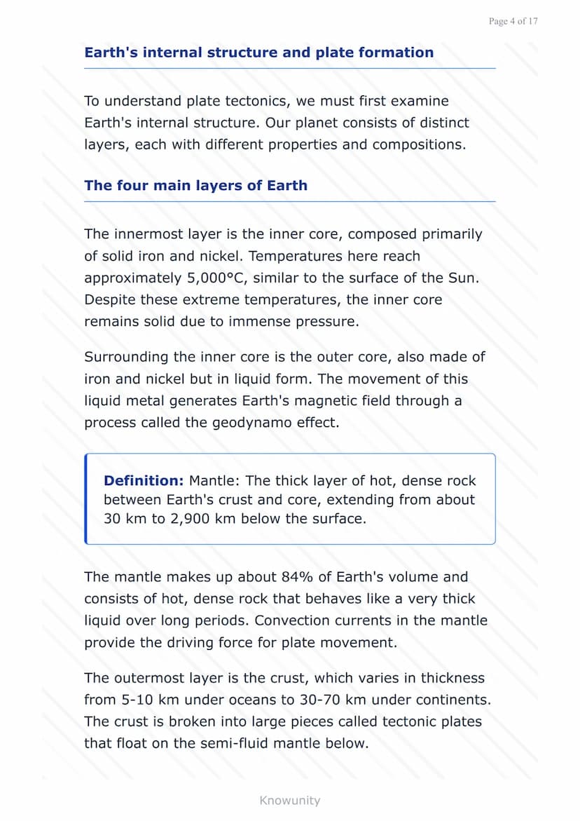 # Plate tectonics and Earth's dynamics: movements and continental drift

Understanding how Earth's plates move and shape our planet's surfac