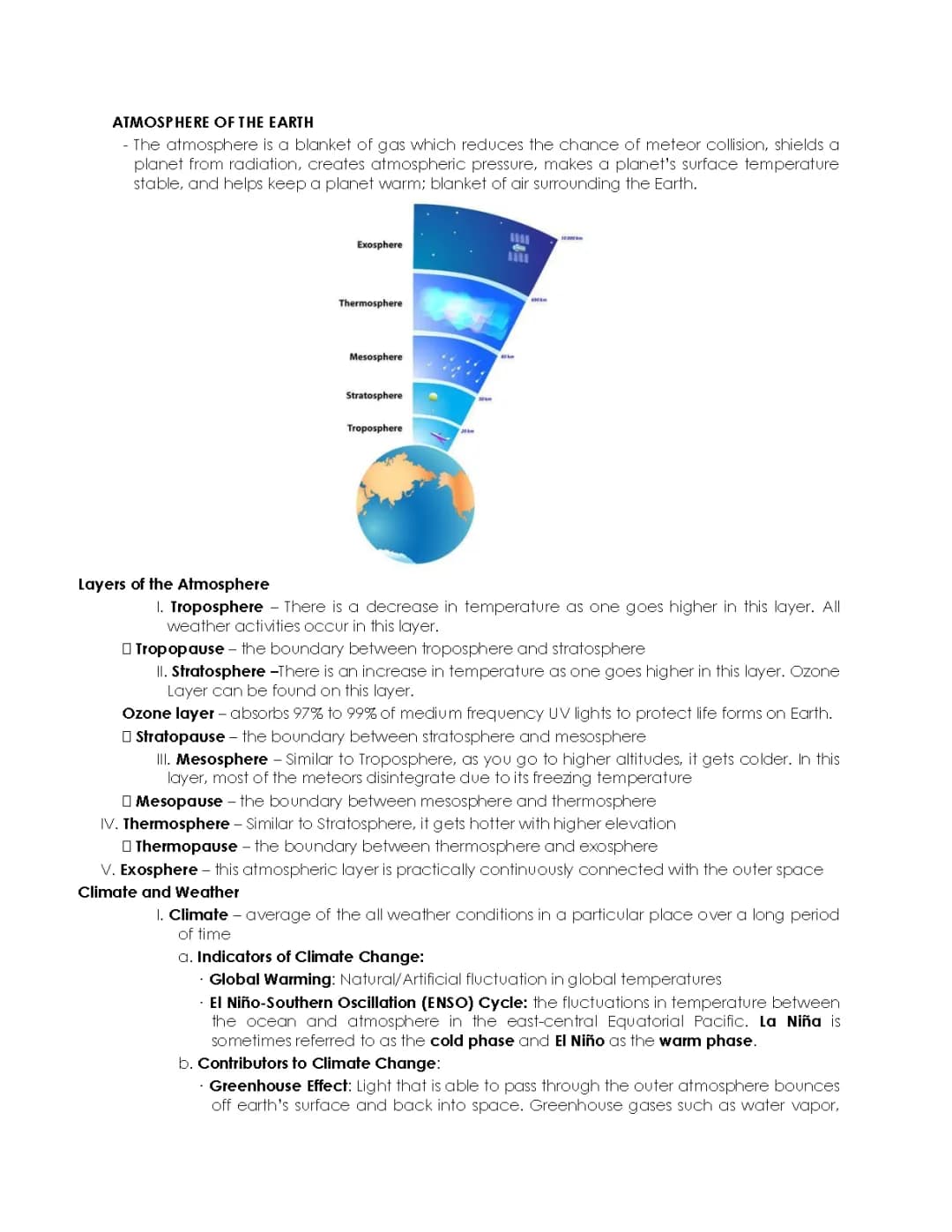 Atmosphere of the Earth