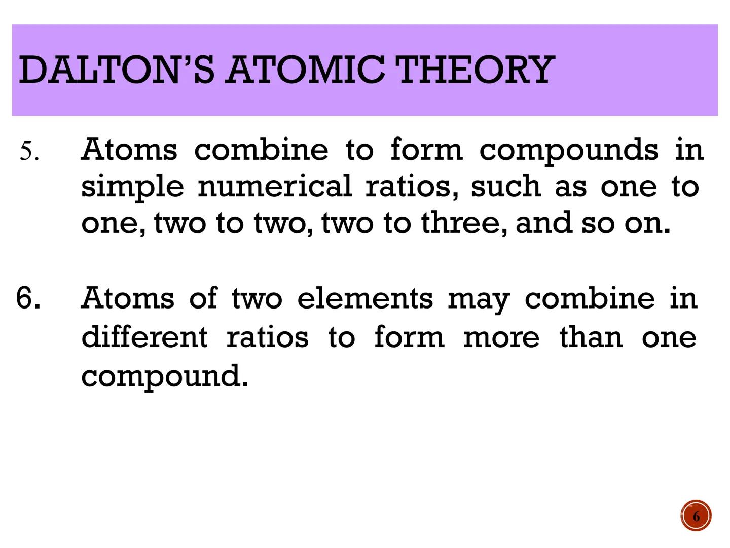 ATOMS,
MOLECULES, AND
IONS EARLY
THOUGHTS -In the fifth century b.c. the Greek
philosopher Democritus expressed the belief
that all matter c