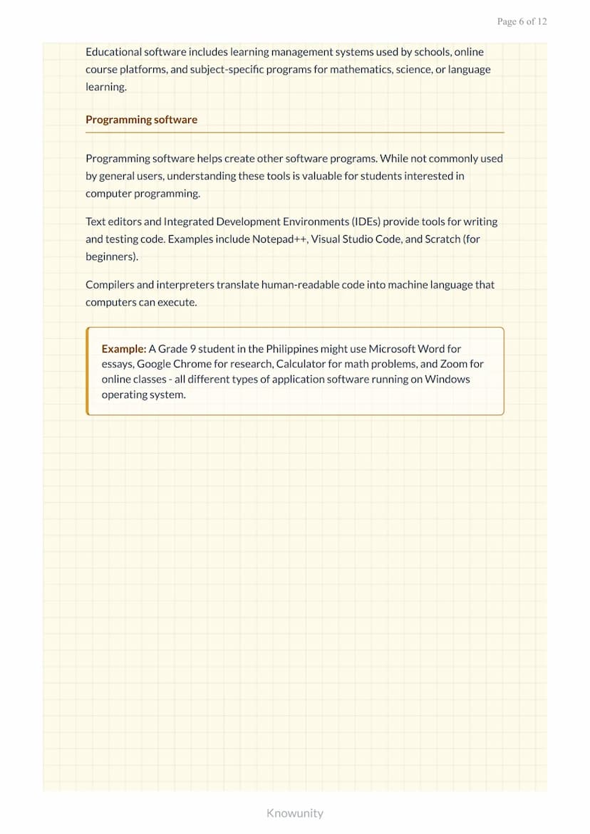 Computer hardware and software fundamentals for digital literacy
Essential computer components and software concepts for ICT
literacy
What y