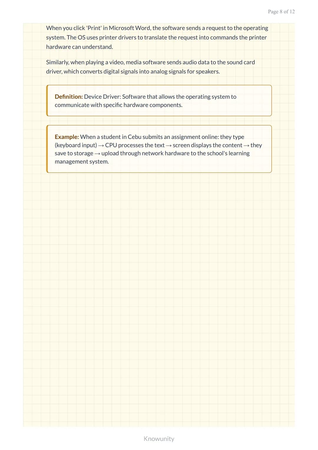 Computer hardware and software fundamentals for digital literacy
Essential computer components and software concepts for ICT
literacy
What y