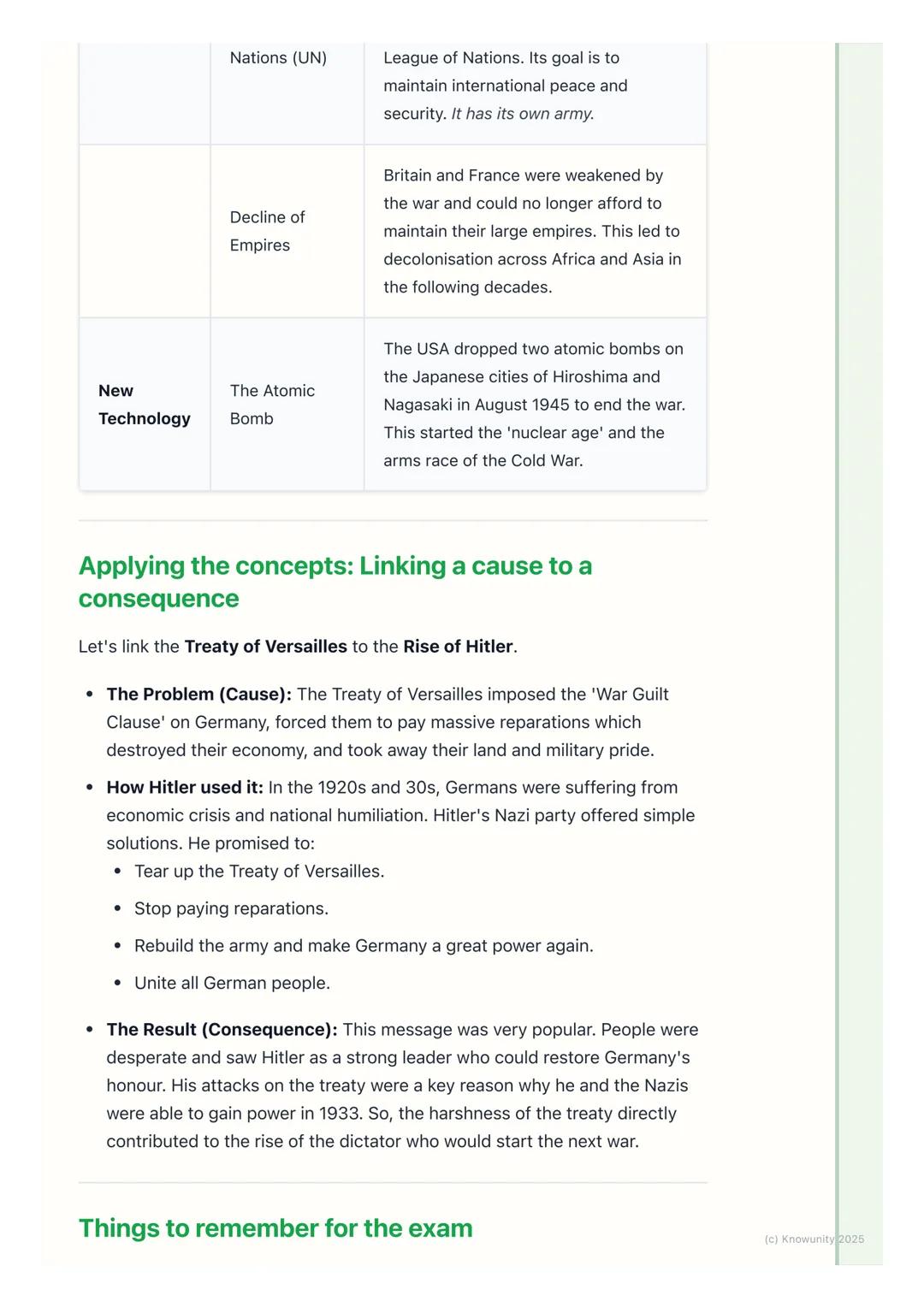 # Causes and Consequences of
# World War II

## A quick introduction to the war

The Second World War (WWII) was a massive global conflict t