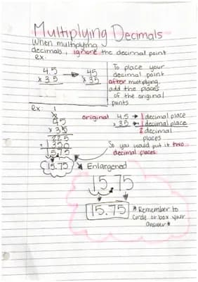 Know Multiplying decimals thumbnail