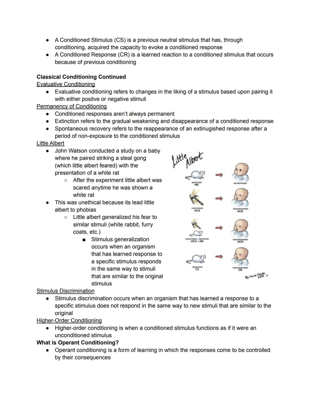 What is Learning and the Basics of Classical Conditioning?
Learning
• Learning is any relatively durable change (long-lasting) in behavior o